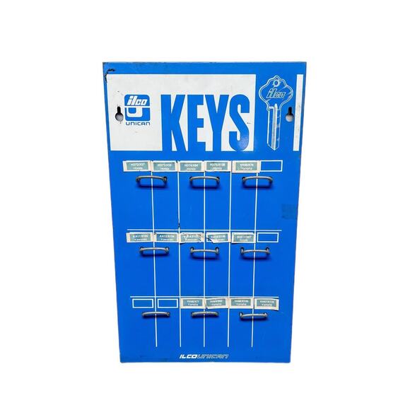 Vintage ILCO Unican Key Holder Display Rack - Picture 1 of 6